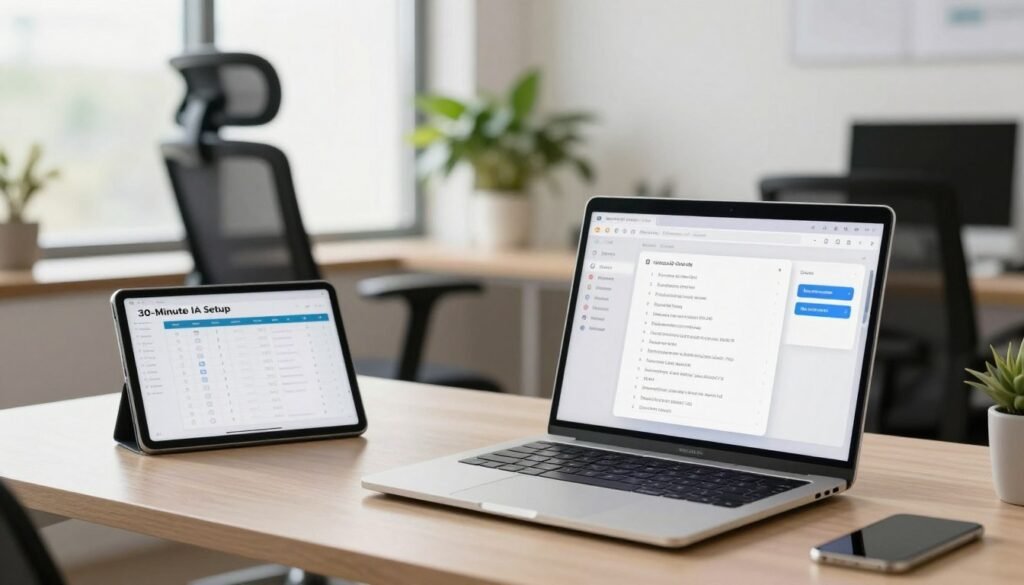 Checklist : mettre en place un setup IA productif en 30 minutes en 2026