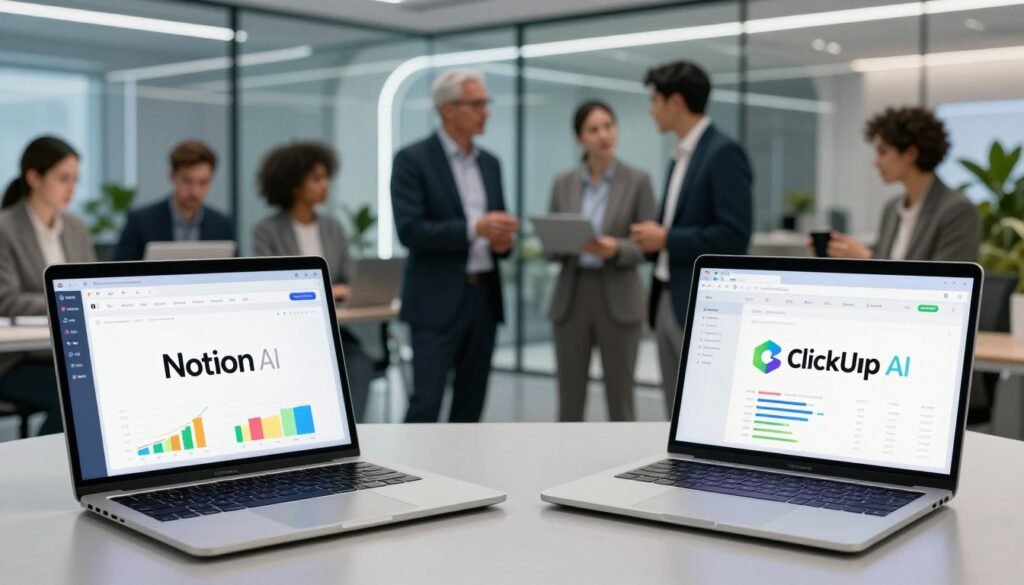 Notion AI vs ClickUp AI : quel est le meilleur outil IA pour la productivité?