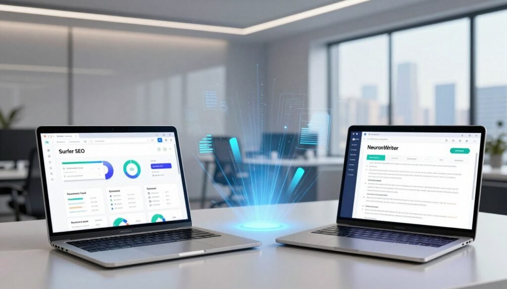 Surfer SEO vs NeuronWriter : quel est le meilleur outil IA SEO en 2026 ?