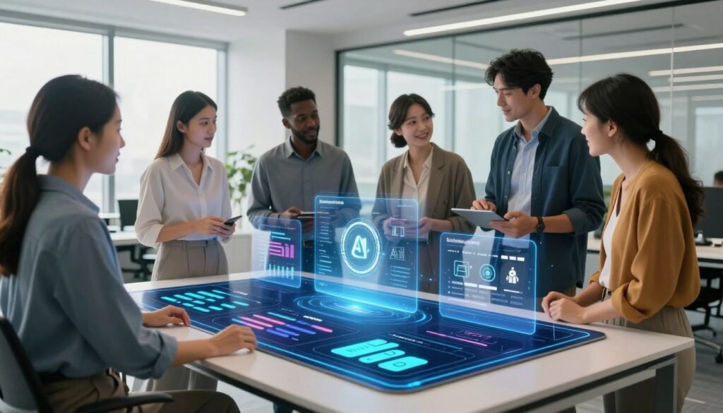 tableau synthétique tâches outils IA